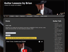 Tablet Screenshot of guitarlessonsbybrian.com